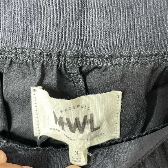 Madewell MWL Allways Pull-On Shorts in Black M Medium - Picture 8 of 8